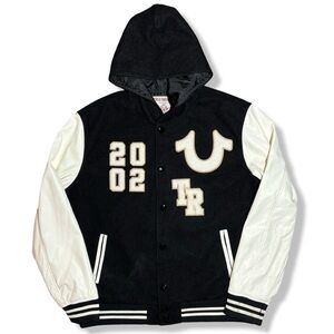 True Religion Varsity Hoodie Jacket